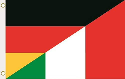 U24 Flagge Fahne Deutschland-Italien 90 x 150 cm