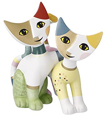 Goebel Rosina Wachtmeister Sammlerfigur Amici per la Pelle aus Biskuitporzellan, Maße: 10,5cm x 8cm x 12cm, 31-343-02-1