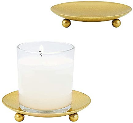 Candelabro de hierro dorado 2 piezas de vela romántica europea geométrica simple creativa decoración de la mesa de comedor candelabro