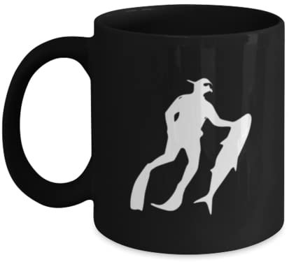 Kaffeetasse Lustig Schnorcheln Taucher Angeln