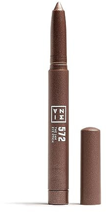 3INA MAKEUP - The 24H Eye Stick 572 - Marrón frío - Sombra de Ojos en Barra Cremosa de Alta Pigmentación - Sombra de Ojos Multiusos Waterproof - Vegan - Cruelty Free