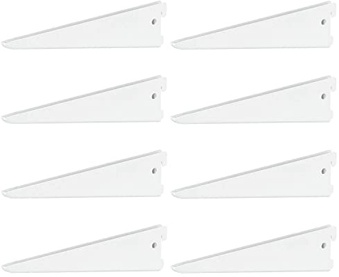 siwitec U-Träger 220x50mm für 2-reihiges Regalschienensystem weiss 8er | aus Stahl mit weißer Pulverbeschichtung, vielseitig kombinierbar, ideal für jeden Raum