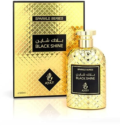 AYAT PERFUMES Eau de Parfum Sparkle Serie 100 ml arabischer Duft für Männer und Frauen – ein sinnlicher orientalischer Duft, entworfen und hergestellt in Dubai – Black Shine