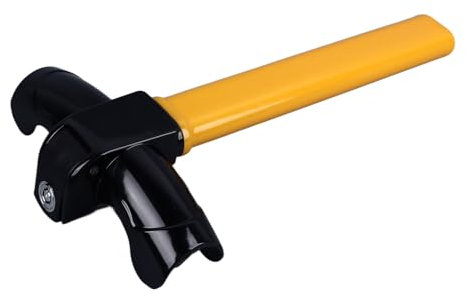 WODHMIEY Barra antirrobo universal, esponja antidesgaste bloqueo volante coche, fácil de desbloquear, adecuado para automóviles, camiones, furgonetas