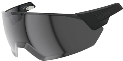 ABUS MagneticVisor för cykelhjälmen HYP-E - samt varianterna ACE och BL.ACE - magnetiskt hjälmvisir skyddar i väder och vind - tillbehör till cykelhjälm - storlek S/M, rök