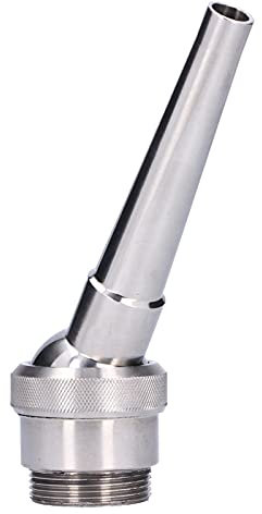 Ugello per Fontana da Giardino G1-1/2 Ugello per Fontana, Ugello per Getto d'acqua Filettatura Maschio Testa di Spruzzo d'acqua con Direzione Regolabile da 46 Mm
