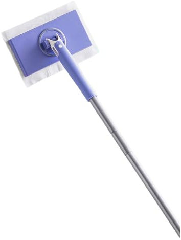 Saiyana Fácil Limpieza Trapeador Polvo Trapado Perezoso con Dispensador Tela Automático Cabezal Giratoria 360 ​​Grados para Limpieza Eficiente