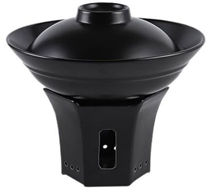 Pirofila, pirofila da 600 ml con Coperchio, Forno scaldavivande in Ceramica, pirofila in Ceramica per Uso Domestico, pentola da Cucina, pentola Giapponese, pentola isolata per la Cucina di c