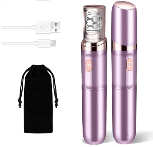 Epilador para mujeres, Depilador facial recargable, Dispositivo eléctrico 2 en 1 para depilación del rostro y el cuerpo