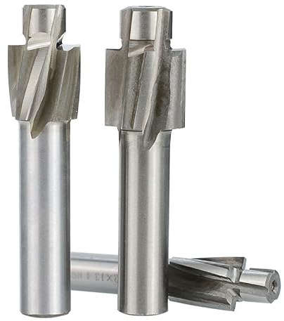 Fresa de 5 uds., fresa de extremo avellanado HSS, herramienta de ranurado piloto de M3-M12, fresas de extremo de avellanador, herramienta de fresado de brocas CNC(7pcs Set)