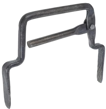 KICHOUSE Pinza per Sollevamento Mattoni Regolabile Morsetto per Mattoni Ergonomico in Acciaio Resistente Utensile per Trasporto e Muratura Uso Professionale Cantieri Edili