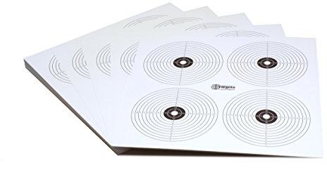 Zielscheiben *Target X4R* / 26x26 cm/Karton 250g/m²