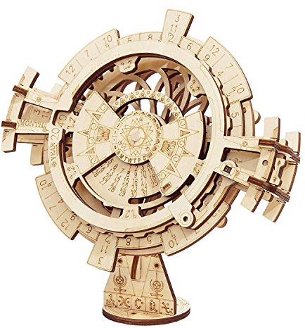 ROKR Perpetual Calendar-3D-Holzbausatz/Mechanische Modelle/Modellbau Mechanische Modellbau Kits Für Jugendliche und Erwachsene