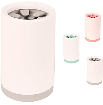 DMFSHI Haustier Pfotenreiniger, Hundepfoten Reiniger, Weiche Silikon Haustierfußwaschmaschine Zum Reinigen Von Hundekatzenpfoten, Tragbare Haustierfußreinigung(14,9 cm x 9,6 cm)