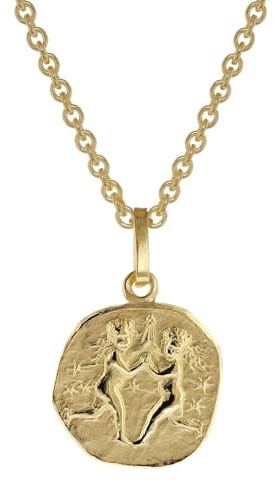 trendor Sternzeichen für Kinder Zwilling Gold 333 Anhänger + Kette 75905-06