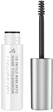 MANHATTAN Wonder'full Brow Gel, transparentes Augenbrauen-Gel mit Arganöl, formt und fixiert langanhaltend, 4,5 ml