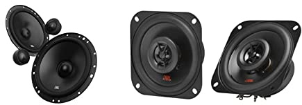 JBL Stage1 601C e Stage2 424 Impianto Altoparlanti Stereo 2-Vie di Harman Kardon - Set di Casse Auto a 200 Watt da 16-17 cm