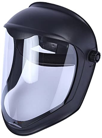 perfk Gesichtsschutz Helmmaske Klare Visierschutzhülle, Antibeschlagmaske