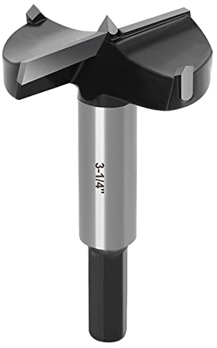 ASNOMY 3-1/4 Inch Forstner Drill Bit, Carbide Tipped Forstner Bit for Hard Wood, Wood Drilling Hole Saw Set Woodworking Hinge Cutter Tool Kits for Wood Plastic Plywood