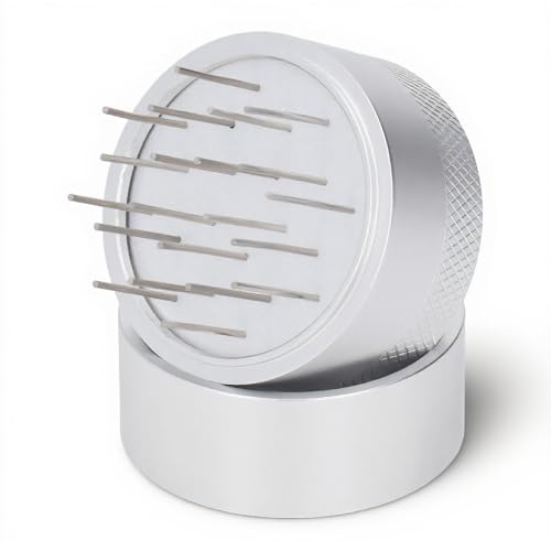 Espresso Distribution Tools, Coffee Needle Distributor with Base, Professional Coffee WDT Tool for Espresso Distribution, Needle Espresso Stirrer, Stainless Steel (51mm)