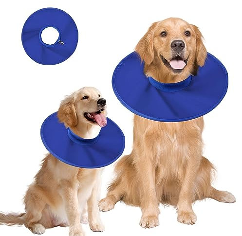 Halskrause für Hund Katze,Halskrause Hund für HaustiereWeich Hundekragen Leckschutz Wasserdicht Haustiere Schutzhalsband Trichter Hund für Katzen kleine Hunde