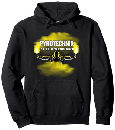 PYROTECHNIK IST KEIN VERBRECHEN - PYRO - BENGALO - GELB Pullover Hoodie