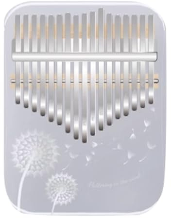 Suoumwa Kalimba 17 Tasten Professionelles Daumenklavier Acryl Kalimba Daumenklavier Tastatur Musikinstrument Löwenzahn
