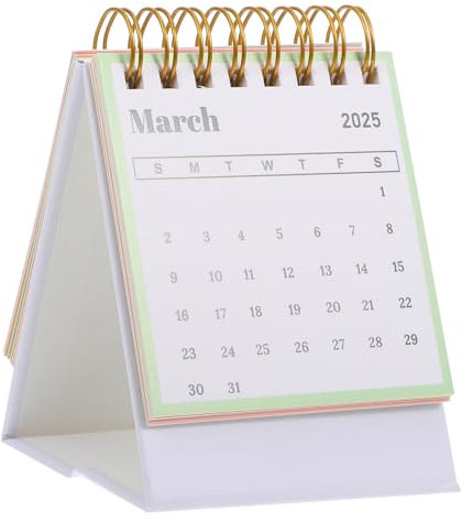DIYEAH Stehender Tischkalender Mit Chinesischem Mondjahr-planer Kompakter Akademischer Schreibtischkalender Langlebiger Dekorativer Jahresplaner Für Büro Und Arbeitstisch