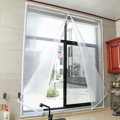 75x120cm Window Insulation Kit Fit Double Glazing Shrink Film Draught Excluder Condensation