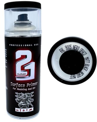 Colle21 Primer Spray Black Matt modelismo, imprimación en spray Black Matt para bricolaje y Hobby.