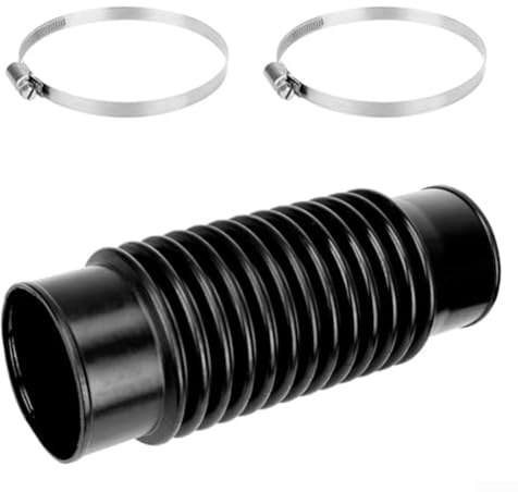 Eawfgtuw Kit tubo flessibile per soffiatore a zaino, parti di ricambio per tubo del ventilatore, nero, 3 pezzi, strumenti di manutenzione del giardino, tubo di ricambio per soffiatore leggero