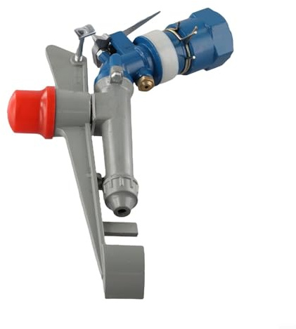 Honseadek 2,5 cm Bewässerungssprinkler 360 Grad Wassersprinkler Große Flächenabdeckung 35-40 m Radius Zinklegierung Garten Rasen Landwirtschaft Sprinkler