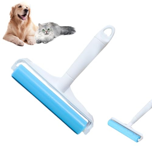 Rodillo Quitapelusas para Pelo de Mascotas, Rodillo Grande para Quitar Pelusas y Pelos de Mascota, Herramienta Reutilizable para Limpiar Telas en Ropa Sofá Muebles Coche Alfombra