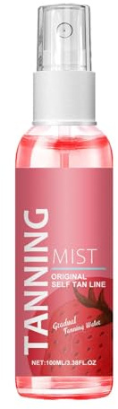 Tanning Mist - 100 ml Sun Bronzing Accelerator Natural Extract Material | Spray Self Tanner and Skin Health Enhancer | Moisturising Radiant Tone Liquid for Outdoor and Body Care Use