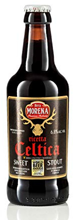 Birra Morena Celtica Sweet Stout - 12 bottiglie da 33cl - Craft Beer