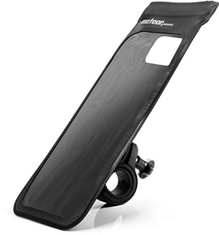 meteor Bicycle Handlebar Phone Bag Smartphone Holder Splash And Waterproof Clip Mount Case Mobile Easy Operation Safe Attachment Ideal For Bike Navigation Rotatable Motorcycle GPS Device