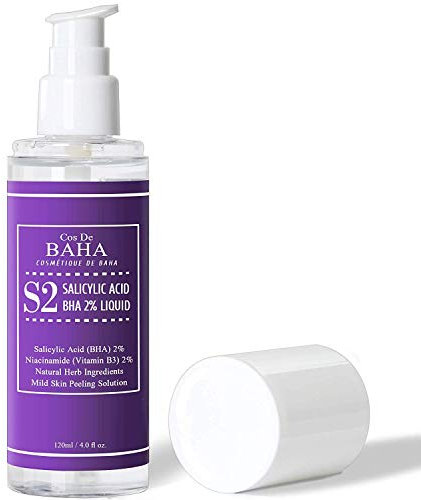 Cos de BAHA Best Peeling Salicylic Acid Exfoliant Facial Liquid with Niacinamide - BHA 120ml