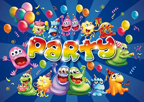 Edition Colibri 12 lustige Monster-Einladungskarten für einen gruseligen Monster-Kindergeburtstag oder Halloween-Party (11072)