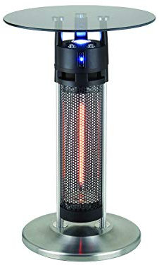 Traedgard Rantum Chauffage infrarouge électrique pour extérieur et intérieur - 1400 W - IP24 - Hauteur:110cm