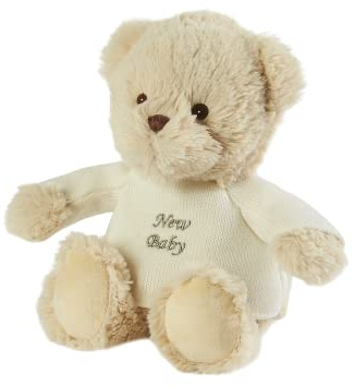 Warmies® Vollständig beheizbares Plüschtier mit französischem Lavendel – New Baby Teddy