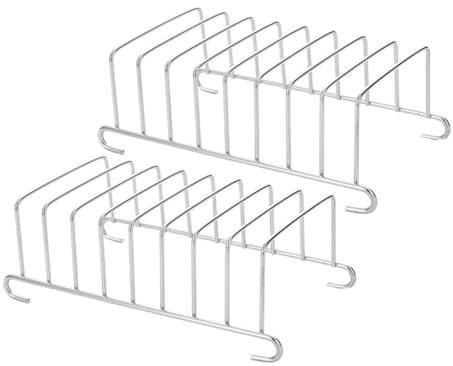 Hemobllo 2pièces Porte-toast Acier Inoxydable Support De Pain Pratique Et Durable Pour Cuisine Barbecue Et Activités Extérieures