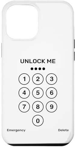 iPhone 15 Pro Max Unlock Me Cool Phone Key Pad Illustration Graphic Designs Case