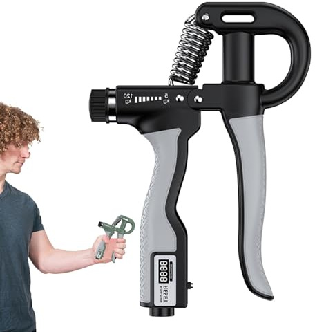 Strength Training Grip Strengtheners | Grip Strengthener 5-120KG Hand Grip Forearm Strengthener R-Shaped | Hand Gripper Strengthener | Forearms Fingers Training Adjustable Grip Exerciser