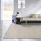 Elle Decor ation Pradesh Alfombra de Lana Natural, Tejida a Mano y respetuosa con el Medio Ambiente, para salón, Dormitorio, Comedor, Pasillo, Cocina, Lino Blanco, 80 x 150 cm