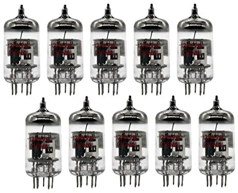 12AX7B ECC83 Amplificatore per Chitarra preamplificatore valvolare valvolare Sostituisci EH 12AX7-T 12AX7-S Mullard (Colore : 10 Pezzi testati)