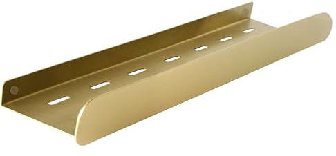 Rea Étagère de salle de bain SF03 45 cm gold brush Organiseur salle de bain Porte-objets douche en acier inoxydable Étagère de douche murale (or brossé)