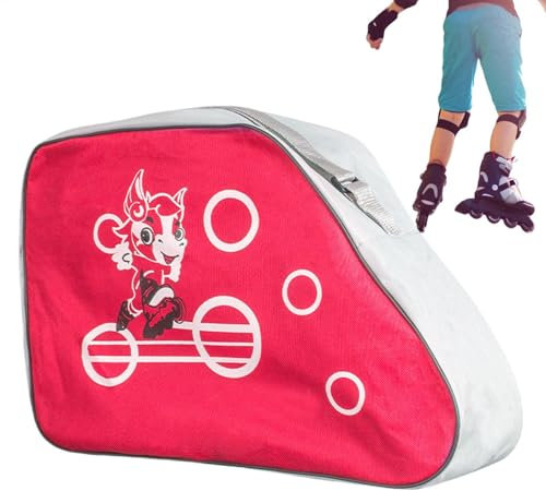 Lunaobrik Skate Equipment Bag - Skate Backpack, Skate Carrier | Skate Holder with Breathable Inline Skate Bag Roller Skate Accessories, Ice Skating Accessories for Skate Sports Lovers, Winter States