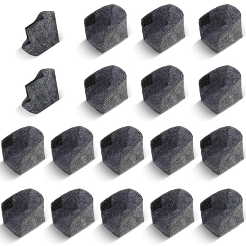 16 Stück Filz Bodenschoner Bierzeltgarnitur Bierbank Schoner 3.5 * 6 * 6cm Schutz Füße Tischbeinschützer Filzschoner Garnitur für Party Gartentische Stühle
