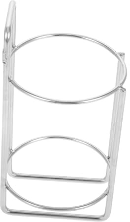 Ciieeo Portabicchieri in Acciaio Inossidabile per Organizzare Bottiglie per Casa Ufficio e Garage Design Salvaspazio e Stabile