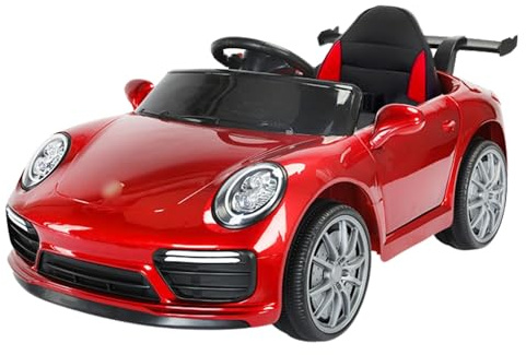 Veicolo Elettrico per Bambini. Auto Elettrica Sportivo con Telecomando e Pedale dell'Acceleratore. Macchina Elettrica per Bambini con Musica, Luci LED, Batteria Ricaricabile e Caricabatterie Inclusi.